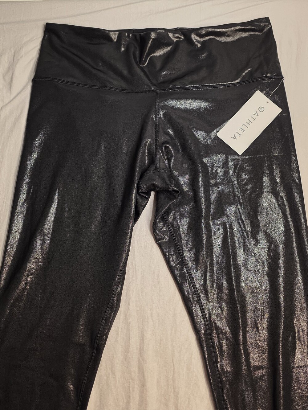 NWT Athleta Black Elation Shine Tight Legging 2X